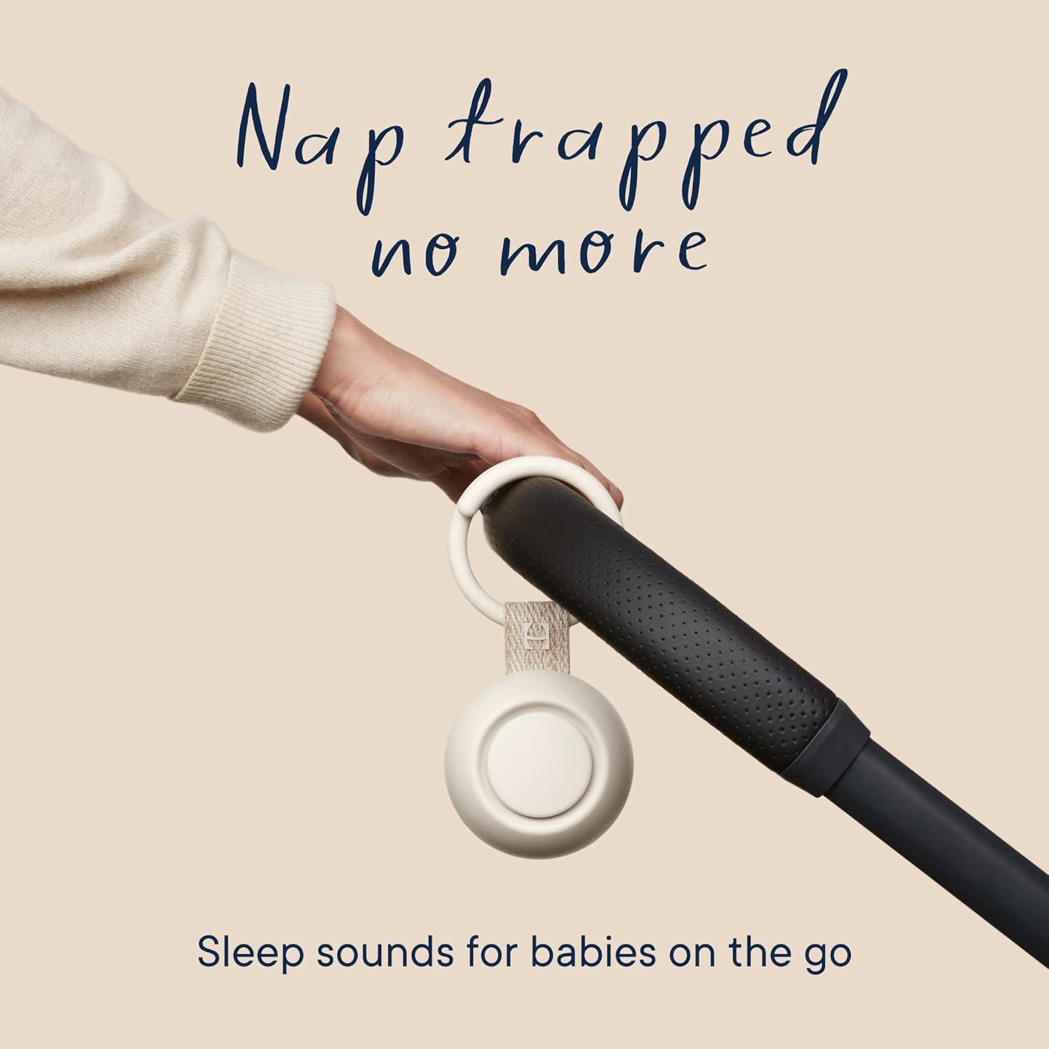 Hatch Rest Go | Portable Sound Machine For Babies And Kids | Sleep Soother | 10 Soothing Sounds | White Noise | Shush | Travel | Registry Gift | Baby Shower | Clips On Stroller | Putty,