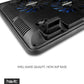 Havit HV-F2056 15.6-17 Inch Laptop Cooler Cooling Pad - Slim Portable USB Powered (3 Fans) (Blue),