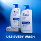 Head & Shoulders Head And Shoulders Classic Clean Dandruff Shampoo Twin Pack, Anti-Dandruff Daily Use, Paraben-Free, Color-Safe, 32.1 Fl Oz Each (Set Of 2)