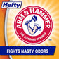 Hefty Hefty Small Garbage Bags, Flap Tie, Lavender And Sweet Vanilla Scent, 4 Gallon, 26 Count