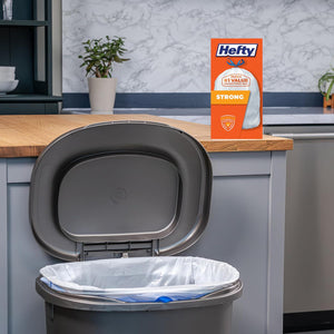 Hefty Hefty Strong Tall Kitchen Trash Bags, Unscented, 13 Gallon, 90 Count