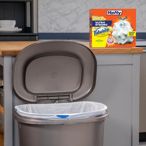 Hefty Ultra Strong 13 Gallon Trash Bags, Tall Kitchen, Leak & Puncture Resistant, Odor Control, 110 Bags