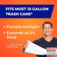 Hefty Ultra Strong Tall Kitchen Trash Bags, 13 Gallon, Citrus Twist Scent, 80 Count, Pack of 1, White