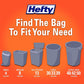 Hefty Ultra Strong Tall Kitchen Trash Bags, 13 Gallon, Citrus Twist Scent, 80 Count, Pack of 1, White
