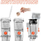 HELIMIX Helimix 2.0 Vortex Blender Shaker Bottle 828 Ml - No Blending Ball Or Whisk - USA Made - Portable Pre Workout Whey Protein Drink Shaker Cup - Mixes Cocktails Smoothies Shakes - Top Rack Safe