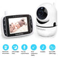 HelloBaby Baby Monitor, 1 Pc, Black, 3.2" LCD, Pan-Tilt-Zoom Camera, Night Vision, Remote View, Easy Setup