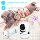 HelloBaby Baby Monitor, 1 Pc, Black, 3.2" LCD, Pan-Tilt-Zoom Camera, Night Vision, Remote View, Easy Setup