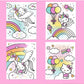 Horizon Group Hello Kitty Aqua Art Pad, 4 Reusable Water Reveal Pages, Mess-Free Painting Kit for Ages 3+