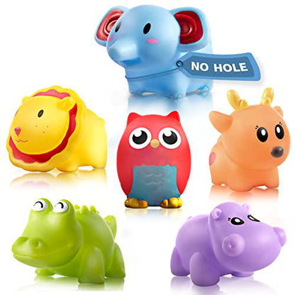Hely Cancy Animal Bath Toys for Toddlers 18 Months Baby Bathtub Toys Water Play Toys Set