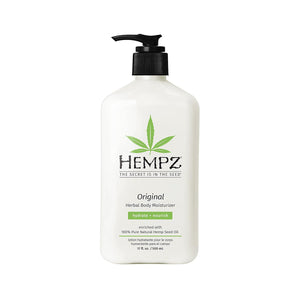 Hempz Hempz Original, Natural Hemp Seed Oil Body Moisturizer With Shea Butter And Ginseng, Original Scent, Floral Banana, 17 Fl.Oz ( Packaging May Vary )