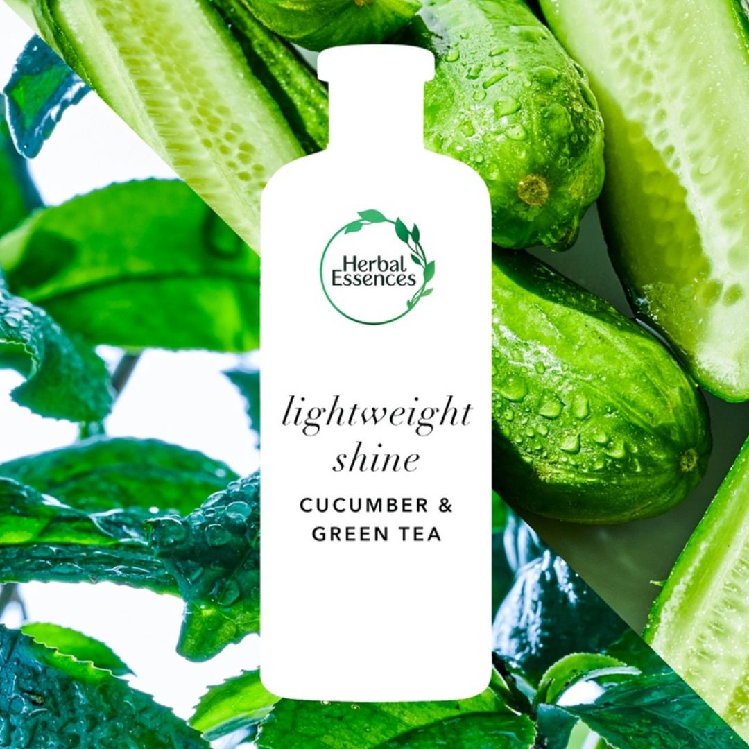 Herbal Essences Bio:Renew Cucumber & Green Tea Lightweight Shine Shampoo & Conditioner 400ml,8001090222664,