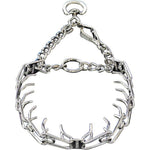 Herm Sprenger Chrome Plated Steel Training Prong Collar With Quick Release Snap For Dogs (23in (58cm) X 3.2mm),
