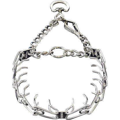 Herm Sprenger Pet Supply Imports Chrome Plated Training Collar With Quick Release Snap For Dogs, Medium, 3.0mm, 21-Inch,