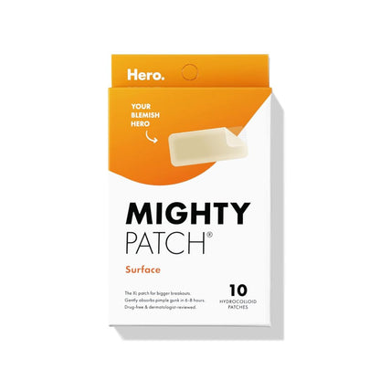 Hero Mighty Patch Surface 10 Hydrocolloid Patches