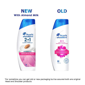 Head & Shoulders Smooth & Silky 2-In-1 Anti-Dandruff Shampoo + Conditioner 450ml