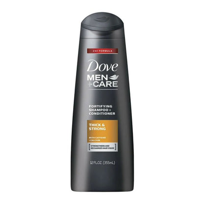 Dove Men +Care Thick & Strong Fortifying Shampoo + Conditioner 355ml,079400266552,