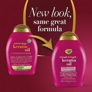 OGX Strength & Length + Keratin Oil Conditioner 385ml