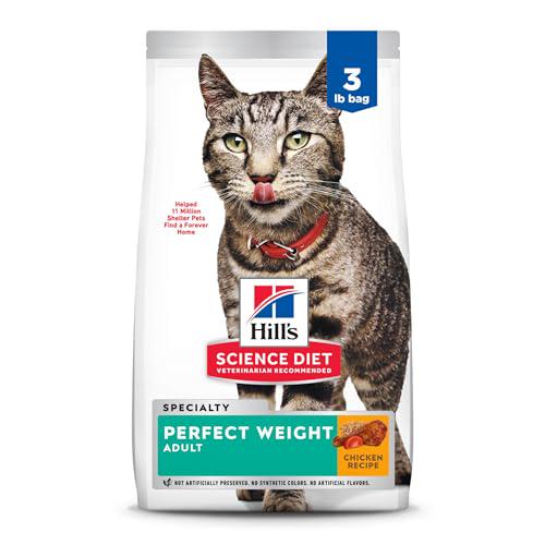 Hill's Science Diet Dry Cat Food for Adult Weight Management Chicken Recipe 3 lb Bag