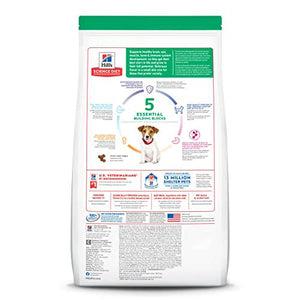 Hill's Science Diet Puppy Dry Food, 12.5 lb Bag, Chicken & Brown Rice, Small Kibble for Growing Puppies