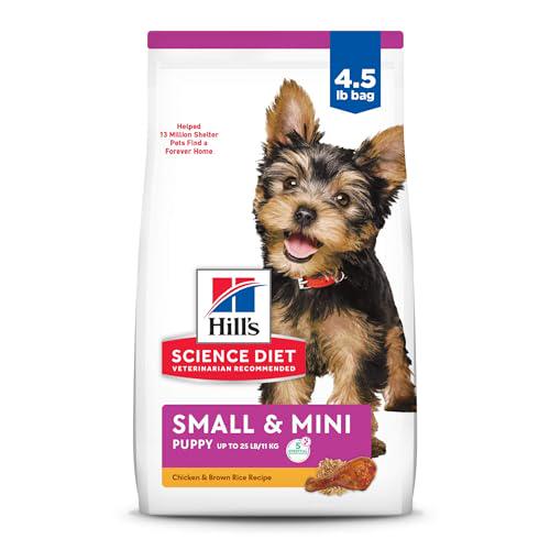 Hill's Science Diet Small Breed Dry Dog Food Chicken Meal and Brown Rice 4.5 lb Bag