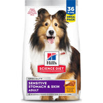 Hill's Science Diet Sensitive Stomach And Skin, Adult 1-6, Stomach And Skin Sensitivity Support, Dry Dog Food, Chicken Recipe, 36 Lb Bag,