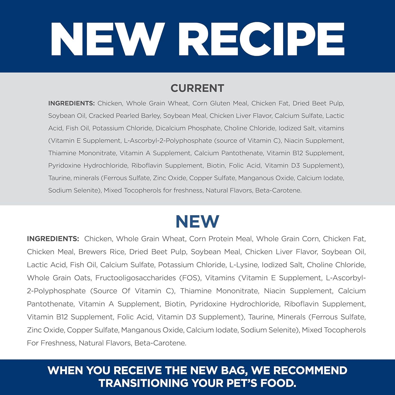 Hill's Science Diet Adult Chicken Recipe Dry Cat Food 4 Lbs.,
