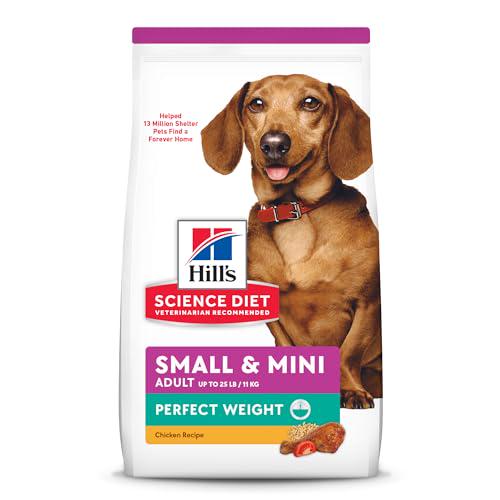 Hill's Science Diet Small Breed Adult Dog Food Perfect Weight Chicken Recipe for Weight Support 4 lb Bag