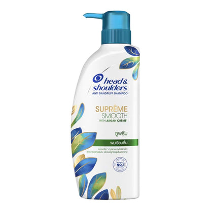 Head & Shoulders Supreme Smooth Argan Creme Anti-Dandruff Shampoo 480ml,4902430752626,