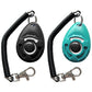 HOAOoo Dog Training Clicker, Black + Blue with Wrist Strap, Clicker for Obedience and Puppy Training