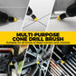 Holikme 6Pack Cleaning Brush Power Scrubber Cleaning Brush Extended Long Attachment Set All Purpose Scrub Brushes Kit For Grout, Floor, Tub, Shower, Tile, Bathroom,Car Cleaning Brush Yellow,675234654345