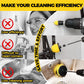 Holikme 6Pack Drill Brush Power Scrubber Cleaning Brush Extended Long Attachment Set All Purpose Drill Scrub Brushes Kit For Grout, Floor, Tub, Shower, Tile, Bathroom Scrub Brush Green,