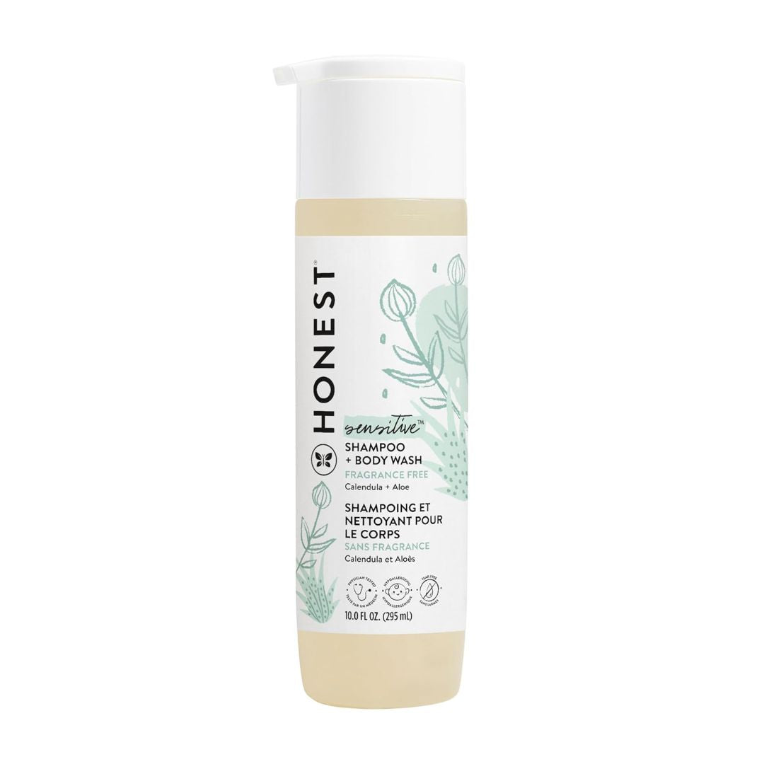 Honest Sensitive Fragrance Free Shampoo + Body Wash 295ml,810022911365