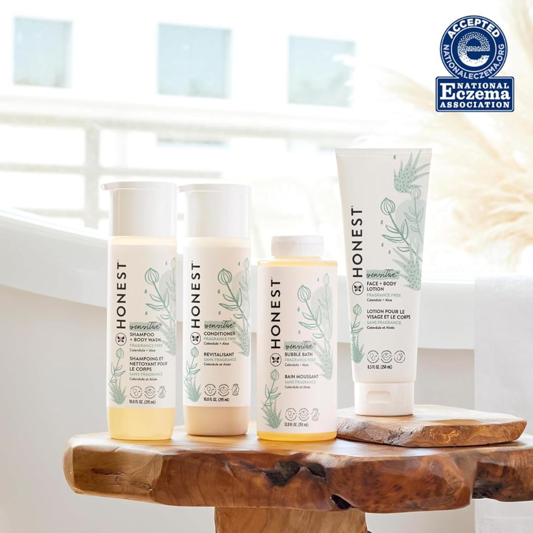 Honest Sensitive Fragrance Free Shampoo + Body Wash 295ml,810022911365