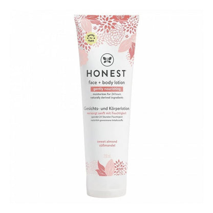 Honest Gently Nourishing Sweet Almond Face + Body Lotion 250ml,810425039338,