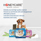 Honey Care All Absorb Dog Training Pads 120 Count Small 17.5 x 23.5 Ultra Absorbent Leak Proof 5 Layer Blue