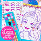 Barbie Hair and Makeup Activity Magazine by Horizon Group with 130 Stencils 180 Stickers and Crayons