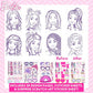 Barbie Hair and Makeup Activity Magazine by Horizon Group with 130 Stencils 180 Stickers and Crayons