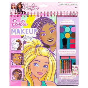 Barbie Hair and Makeup Activity Magazine by Horizon Group with 130 Stencils 180 Stickers and Crayons