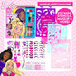 Barbie Hair and Makeup Activity Magazine by Horizon Group with 130 Stencils 180 Stickers and Crayons