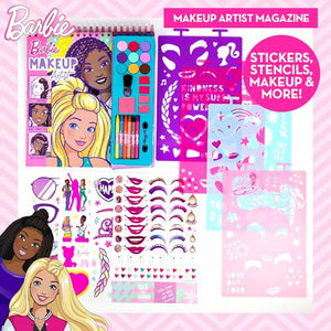 Barbie Hair and Makeup Activity Magazine by Horizon Group with 130 Stencils 180 Stickers and Crayons