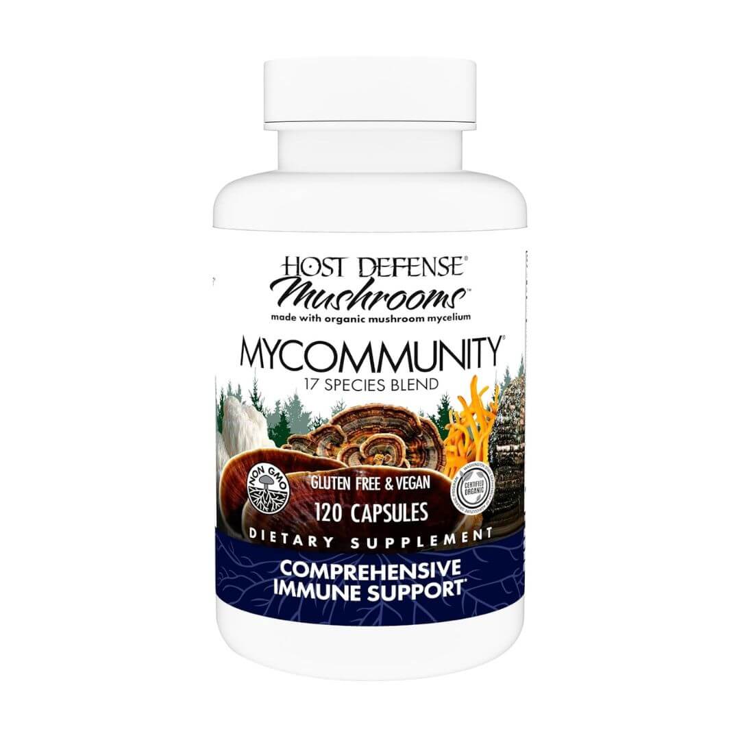 Host Defense Mushrooms MyCommunity For Comprehensive Immune Support 120 Capsules,633422038131