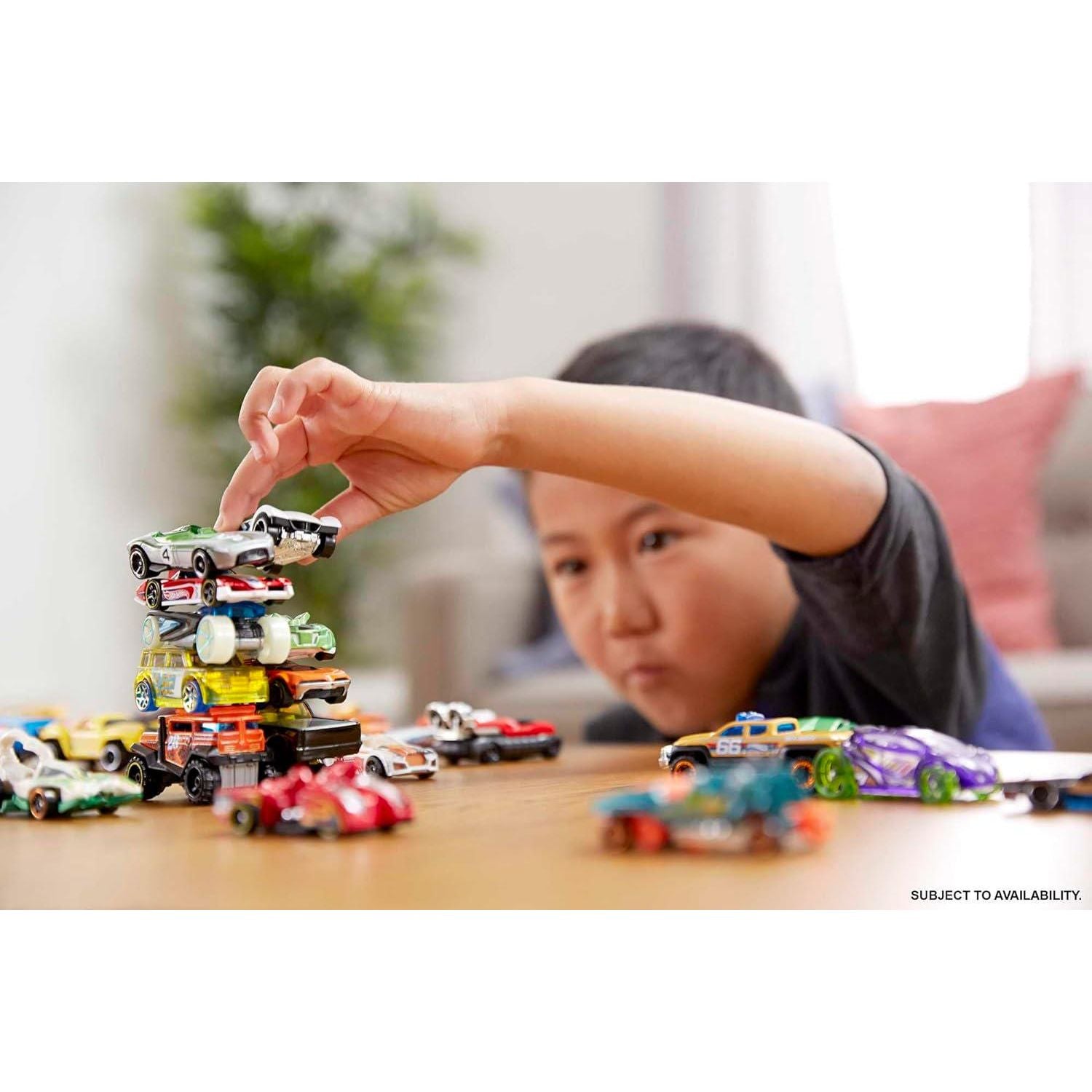 Hot Wheels Toy Cars And Trucks 20 Pack, Set Of 20 1:64 Scale Vehicles For Play Or Display, Instant Collection (Styles May Vary),