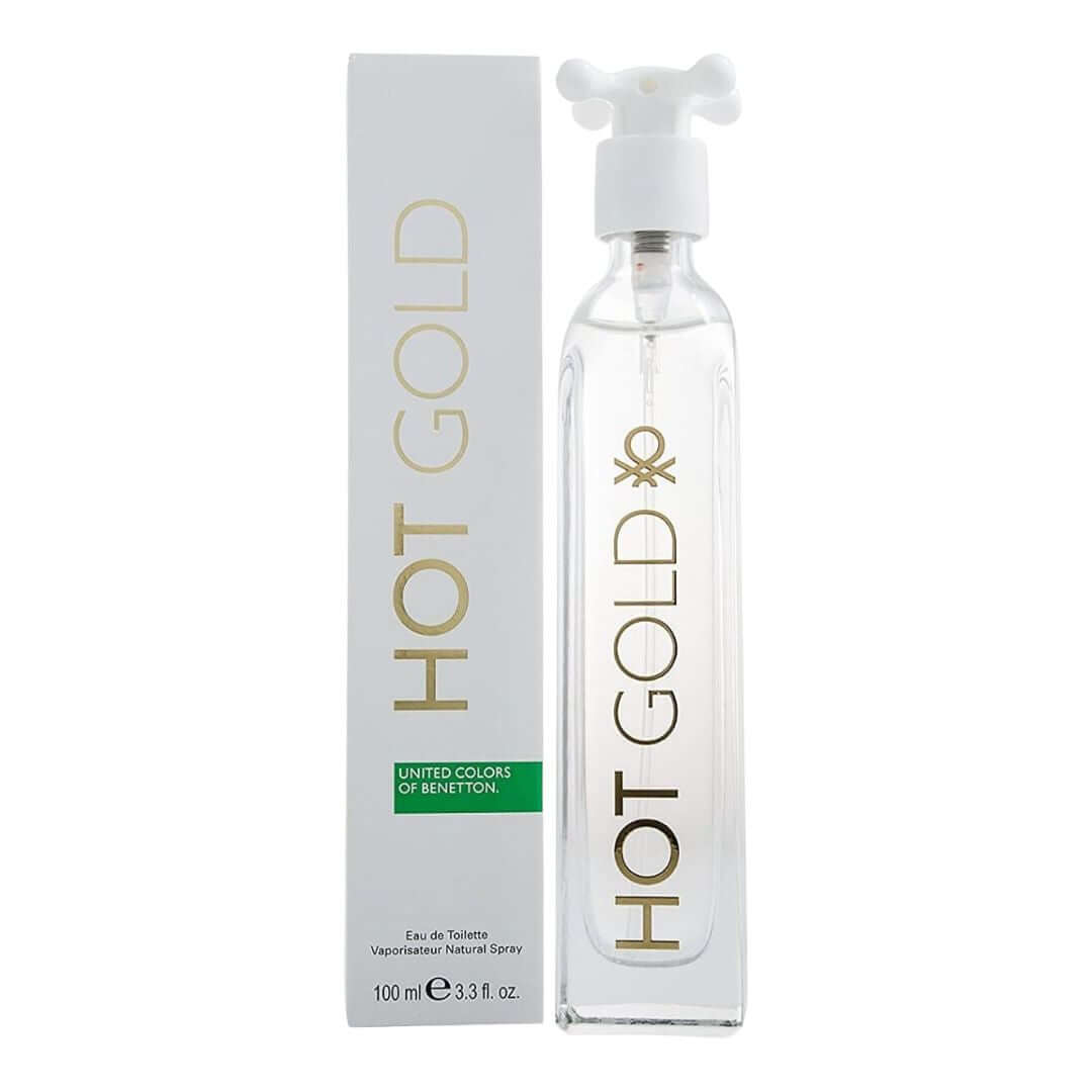 United Colors Of Benetton Hot Gold Eau De Toilette For Her 100ml,3605473176725