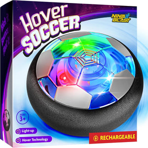 Hover Soccer Ball Indoor Toy for Boys Ages 6 to 12 Birthday Light Up Air Soccer Game Single Pack