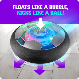 Hover Soccer Ball Indoor Toy for Boys Ages 6 to 12 Birthday Light Up Air Soccer Game Single Pack