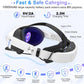 Hurra Battery Head Strap Compatible With Meta Quest 3, 10000mAh Fast Charging Battery Pack Headstrap Extend Playtime, Adjustable Elite Strap Replacement Accessories Compatible With Oculus Quest 3,