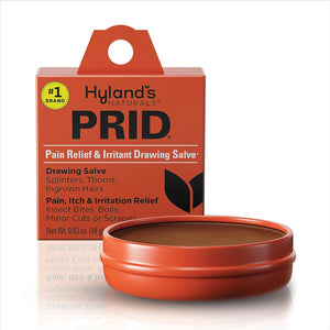 Hyland’s PRID Drawing Salve, Topical Skin Irritation Relief for Splinters, Thorns, Ingrown Hairs, Bug Bites, Minor Cuts & Scrapes, 18g
