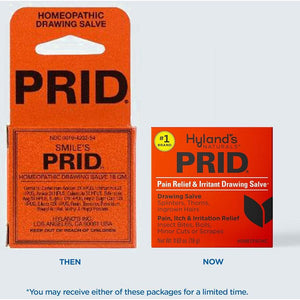 Hyland’s PRID Drawing Salve, Topical Skin Irritation Relief for Splinters, Thorns, Ingrown Hairs, Bug Bites, Minor Cuts & Scrapes, 18g