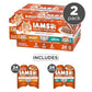 IAMS Perfect Portions Wet Cat Food Pate Variety Pack, Chicken & Tuna Recipes, 2 Packs of 12 Twin Trays (24 Trays Total), Grain-Free