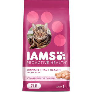 Iams Adult Cat Food Proactive Health Urinary Tract Health Formula Chicken 7 lb Dry Bag